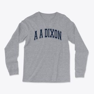 A A Dixon Elementary School Varsity Arch Light Soft Long Sleeve T-Shirt
