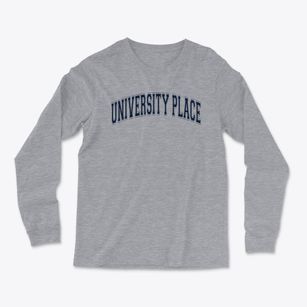 University Place Elementary School Varsity Arch Light Soft Long Sleeve T-Shirt