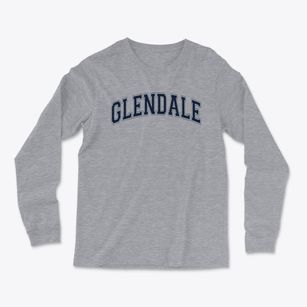 Glendale Elementary School Varsity Arch Light Soft Long Sleeve T-Shirt