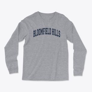 Bloomfield Hills Middle School Varsity Arch Light Soft Long Sleeve T-Shirt
