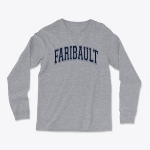 Faribault Middle School Varsity Arch Light Soft Long Sleeve T-Shirt
