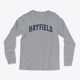 Hayfield Community School Varsity Arch Light Soft Long Sleeve T-Shirt
