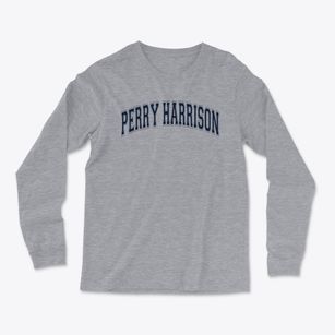 Perry Harrison Elementary School Varsity Arch Light Soft Long Sleeve T-Shirt