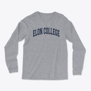 Elon College Elementary School Varsity Arch Light Soft Long Sleeve T-Shirt