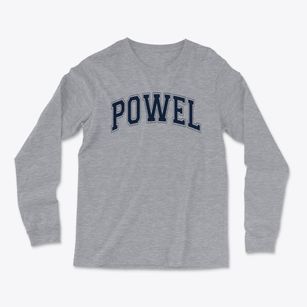 Powel School Varsity Arch Light Soft Long Sleeve T-Shirt