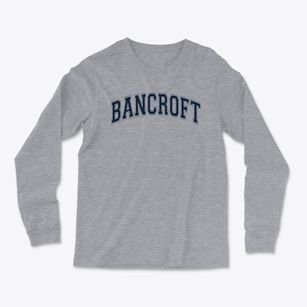 Bancroft Elementary School Varsity Arch Light Soft Long Sleeve T-Shirt