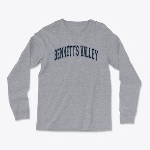 Bennett's Valley Elementary School Varsity Arch Light Soft Long Sleeve T-Shirt