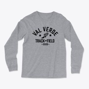 Val Verde Christian Academy Track and Field Light Soft Long Sleeve T-Shirt