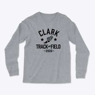 Clark Middle School Track and Field Light Soft Long Sleeve T-Shirt