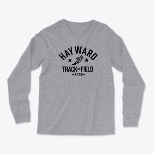 Hayward High School Track and Field Light Soft Long Sleeve T-Shirt