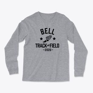 Bell Elementary School Track and Field Light Soft Long Sleeve T-Shirt
