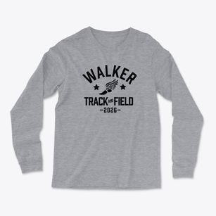 Walker Elementary School Track and Field Light Soft Long Sleeve T-Shirt