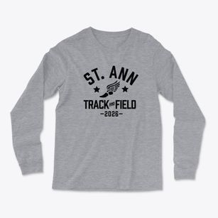 St Ann School Track and Field Light Soft Long Sleeve T-Shirt