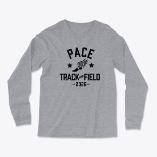 Pace High School Track and Field Light Soft Long Sleeve T-Shirt