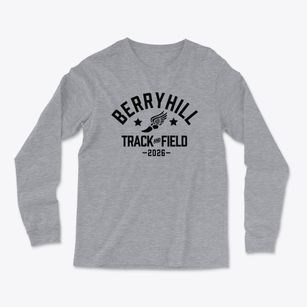 Berryhill Elementary School Track and Field Light Soft Long Sleeve T-Shirt