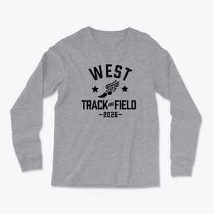 West Elementary School Track and Field Light Soft Long Sleeve T-Shirt