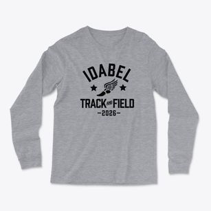Idabel High School Track and Field Light Soft Long Sleeve T-Shirt
