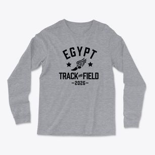 Egypt Elementary School Track and Field Light Soft Long Sleeve T-Shirt