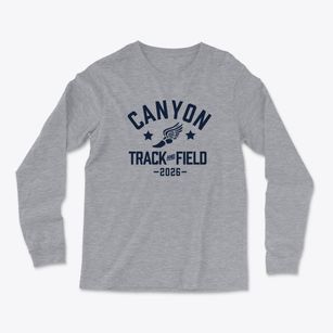 Canyon High School Track and Field Light Soft Long Sleeve T-Shirt