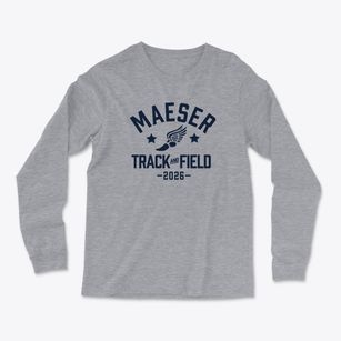 Maeser Prep Academy Track and Field Light Soft Long Sleeve T-Shirt