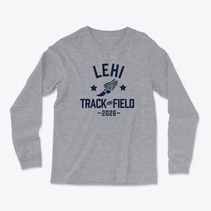 Lehi High School Track and Field Light Soft Long Sleeve T-Shirt