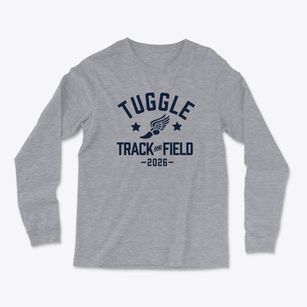 Tuggle Elementary School Track and Field Light Soft Long Sleeve T-Shirt