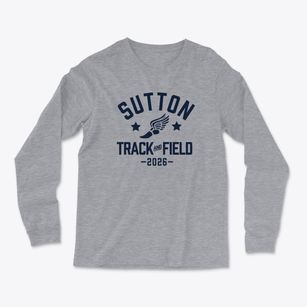 Sutton Elementary School Track and Field Light Soft Long Sleeve T-Shirt