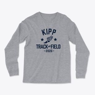 Kipp Academy Of Opportunity Track and Field Light Soft Long Sleeve T-Shirt