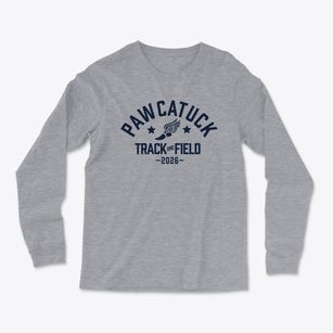 Pawcatuck Middle School Track and Field Light Soft Long Sleeve T-Shirt