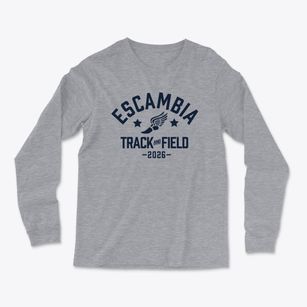 Escambia High School Track and Field Light Soft Long Sleeve T-Shirt