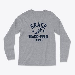 Grace School Track and Field Light Soft Long Sleeve T-Shirt