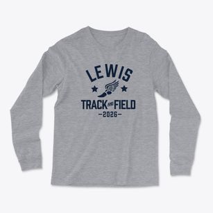 Lewis Elementary School Track and Field Light Soft Long Sleeve T-Shirt