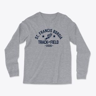 Saint Francis Borgia School Track and Field Light Soft Long Sleeve T-Shirt