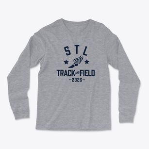S T L Track and Field Light Soft Long Sleeve T-Shirt