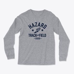Hazard Christian Academy Track and Field Light Soft Long Sleeve T-Shirt
