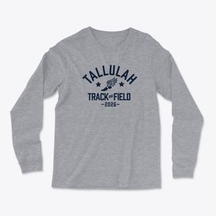 Tallulah Junior High School Track and Field Light Soft Long Sleeve T-Shirt
