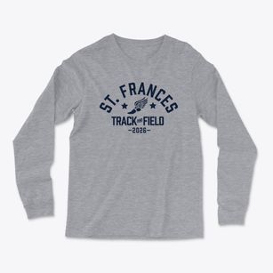 St. Frances Academy Track and Field Light Soft Long Sleeve T-Shirt