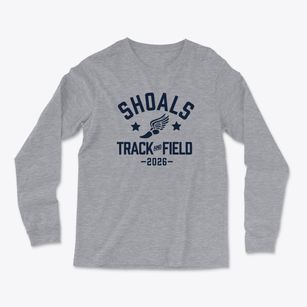 Shoals Christian School Track and Field Light Soft Long Sleeve T-Shirt