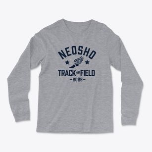 Neosho Junior High School Track and Field Light Soft Long Sleeve T-Shirt
