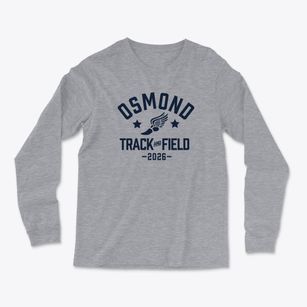 Osmond High School Track and Field Light Soft Long Sleeve T-Shirt