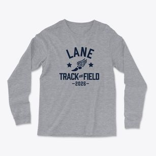 Lane High School Track and Field Light Soft Long Sleeve T-Shirt