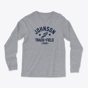 Johnson Primary School Track and Field Light Soft Long Sleeve T-Shirt