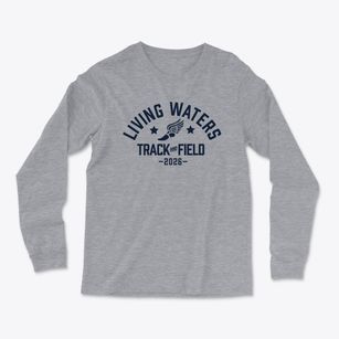 Living Waters High School Track and Field Light Soft Long Sleeve T-Shirt