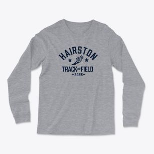 Hairston Middle School Track and Field Light Soft Long Sleeve T-Shirt