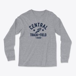 Central Middle School Track and Field Light Soft Long Sleeve T-Shirt