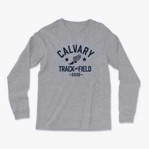 Calvary Christian School Track and Field Light Soft Long Sleeve T-Shirt
