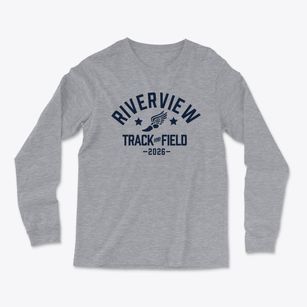 Riverview Middle School Track and Field Light Soft Long Sleeve T-Shirt