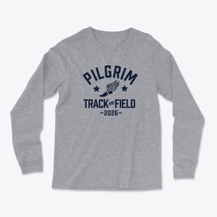 Pilgrim School Track and Field Light Soft Long Sleeve T-Shirt
