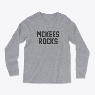 Mckees Rocks Pennsylvania Classic Block Light Soft Long Sleeve T-Shirt