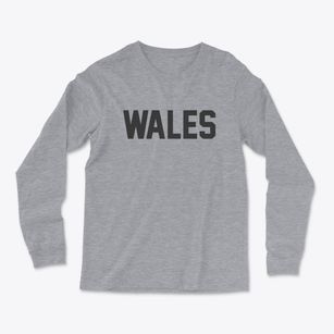 Wales Massachusetts Classic Block Light Soft Long Sleeve T-Shirt